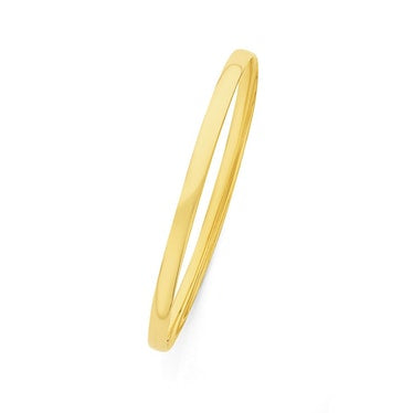 "The Queen of Troy" 9ct Yellow Gold 1/2 Troy Ounce Bangle