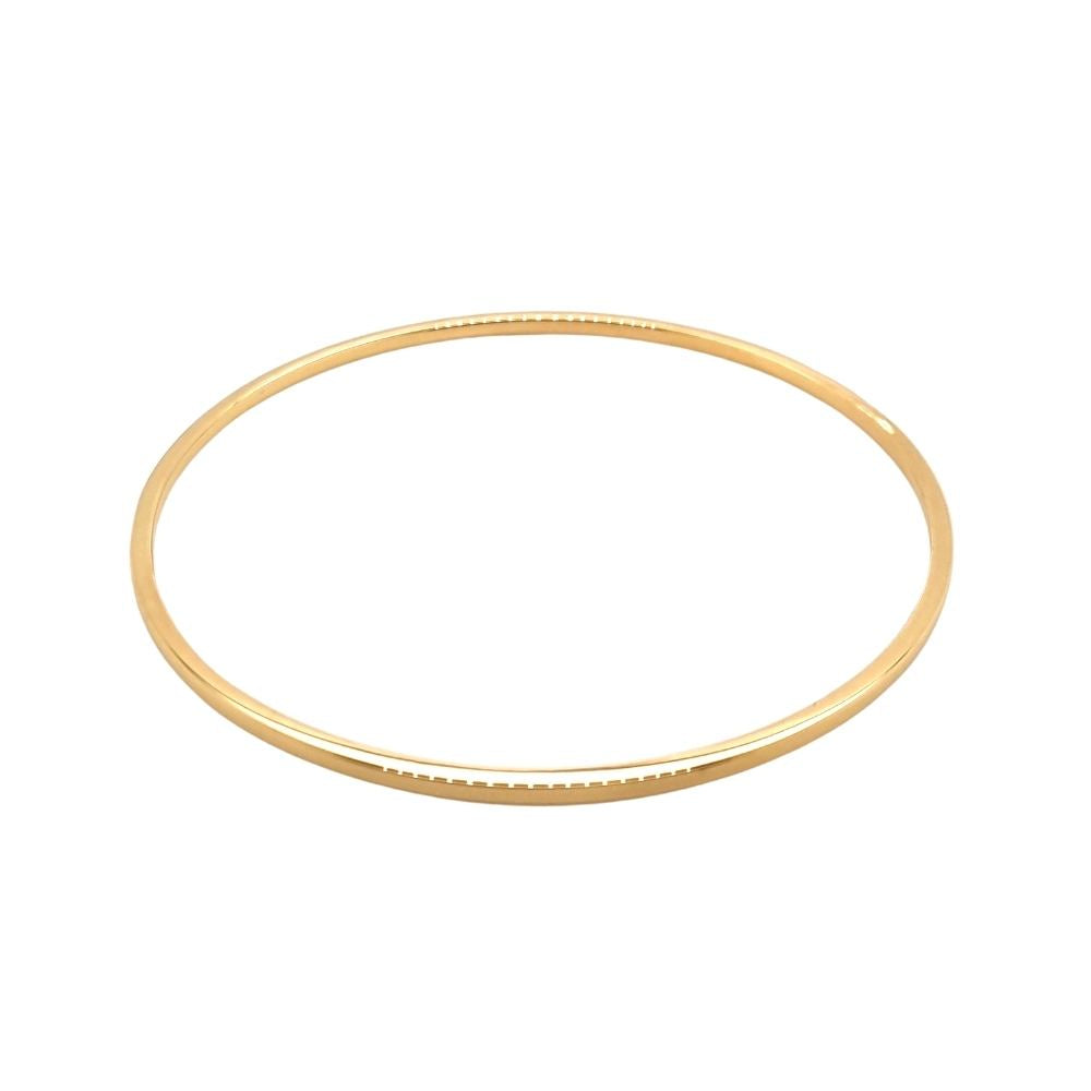 9k Yellow Gold NZ Made Bangle