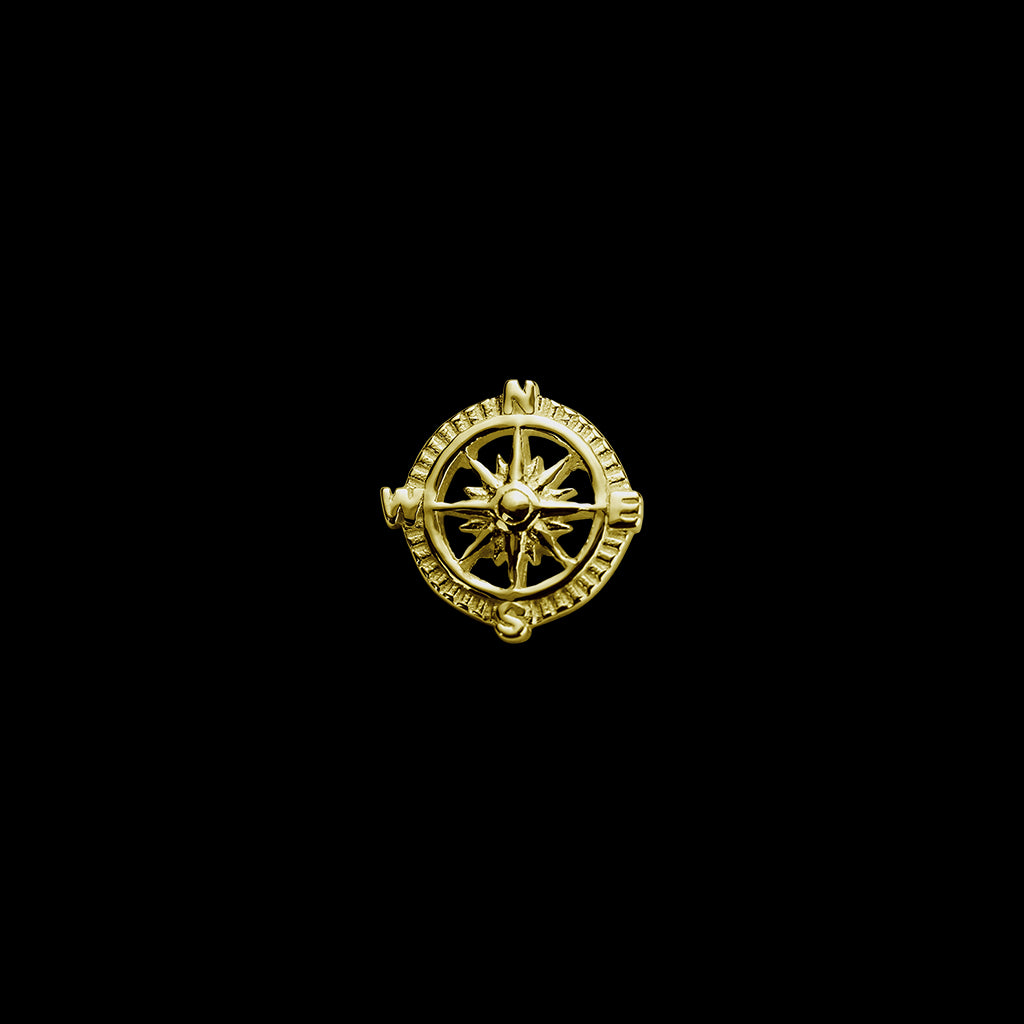 Stow 9ct Yellow Gold Compass Charm