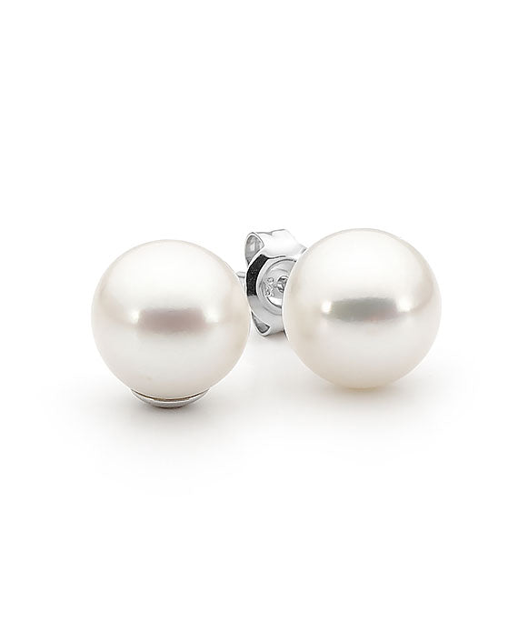 Allura 9k Cosmic Moon 10mm FW Pearl Earrings