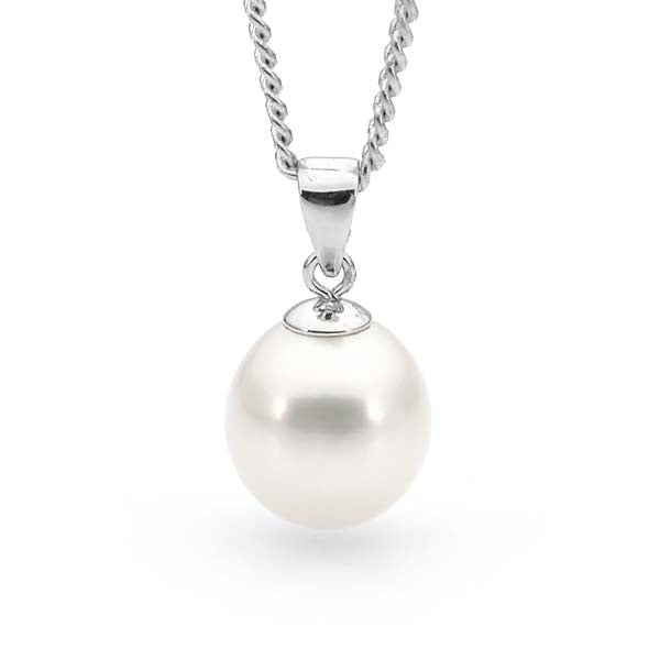 Allura 9k Pearl Drop Necklace