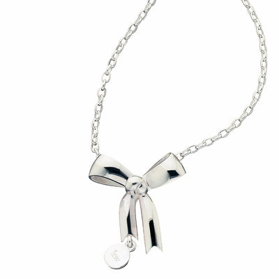 Karen Walker 45cm Sterling Silver Bow Necklace