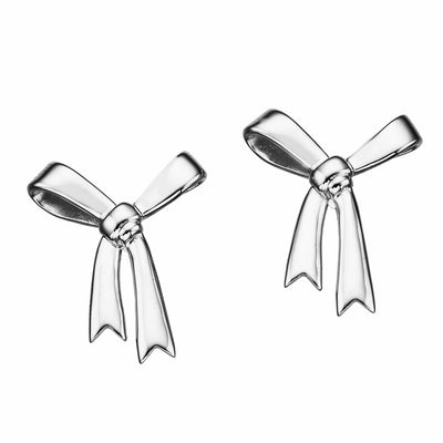 Karen Walker Sterling Silver Bow Earrings