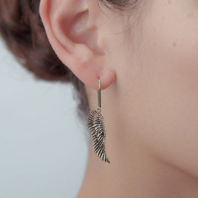 Karen Walker Sterling Silver Mini Cupid's Wings Earrings