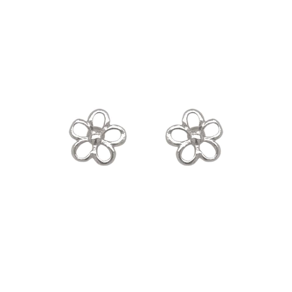 Charlie & Rose Open Flower Stud Earrings