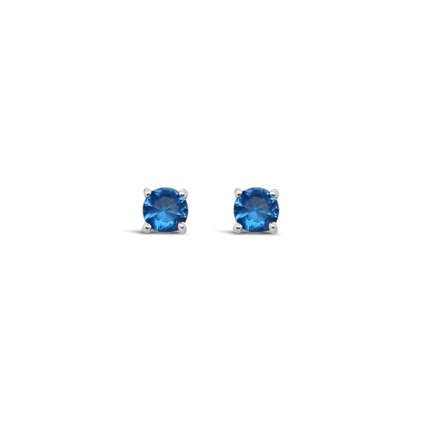Omnia ‘Multicolor’ Blue Stud Earrings
