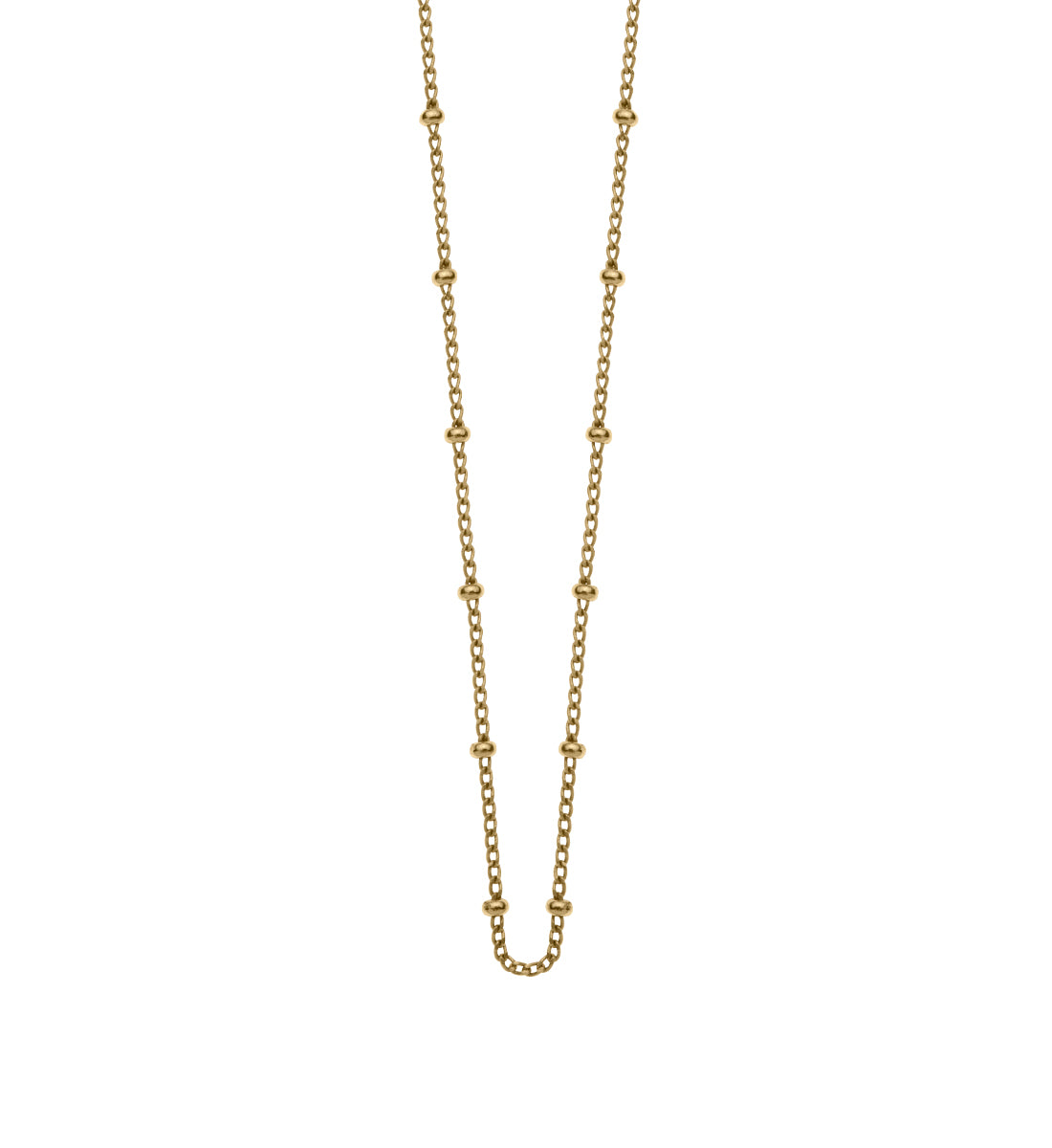 Kirstin Ash Bespoke Ball Chain (45-50cm) in Gold Vermeil