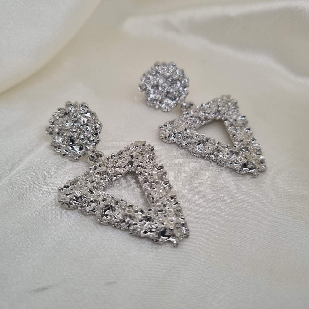 Aurora ‘Amelia’ Silver Fashion Earrings