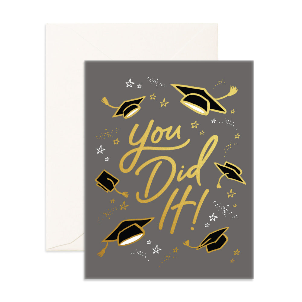 'You Did It' Graduation Greeting Card