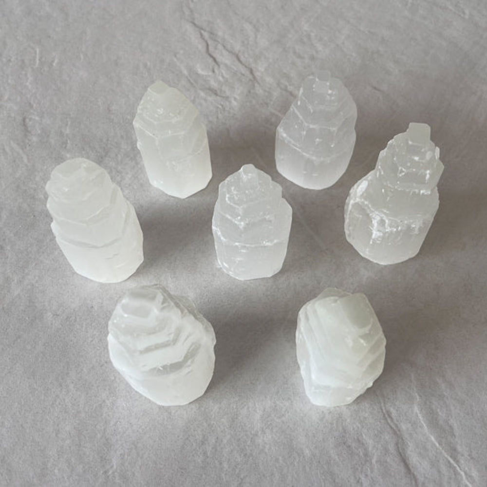 Opal & Sage - Selenite (Cleanse) Raw Boxed Crystal